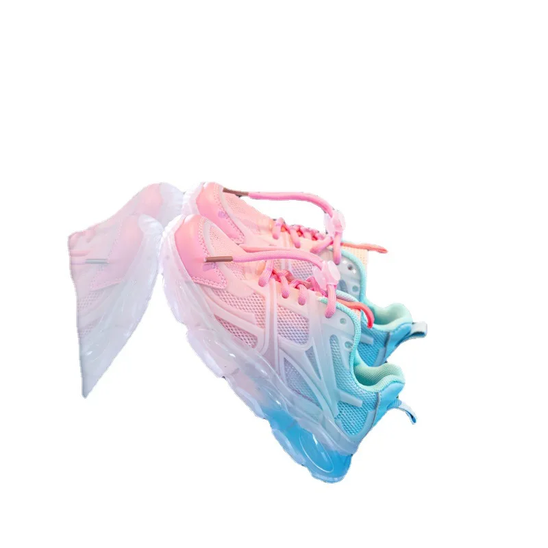 New styles fashion lightweight wholesale sports stock  girl  boy shoes kids teenage  children shoes sneakers