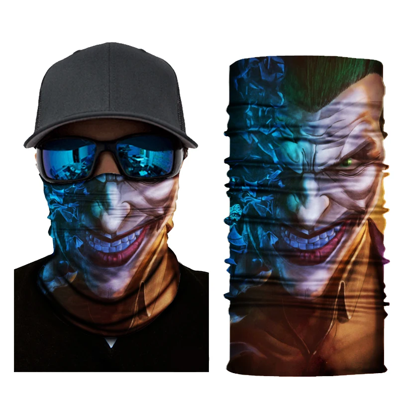 Polyester Microfiber Multifunctional Neck Gaiter Sports Wear Seamless Tube Bandanas for Adults