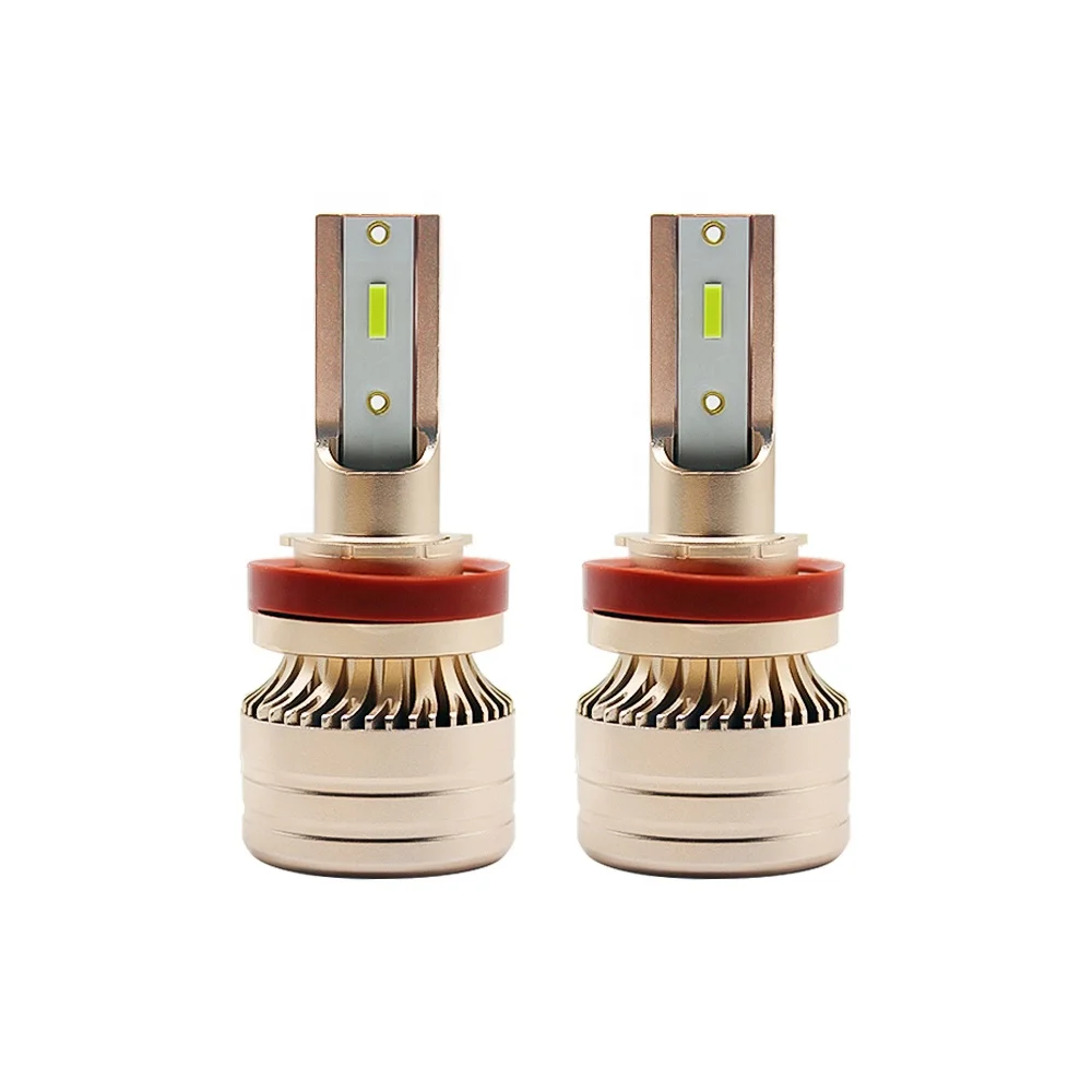 H11 противотуманные лампочки H8 H9 HB3 9005 HB4 9006 H3 H27 881 LED белый желтый 12V DRL Автомобильные дневные ходовые 80W