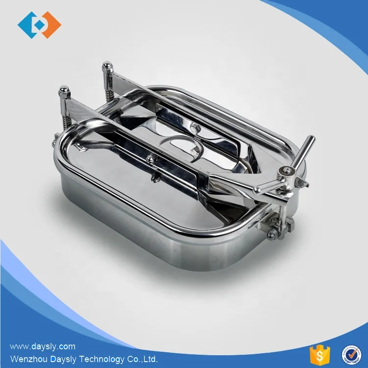  Cheap Sanitary stainless steel rectangular pressure square manhole cover for