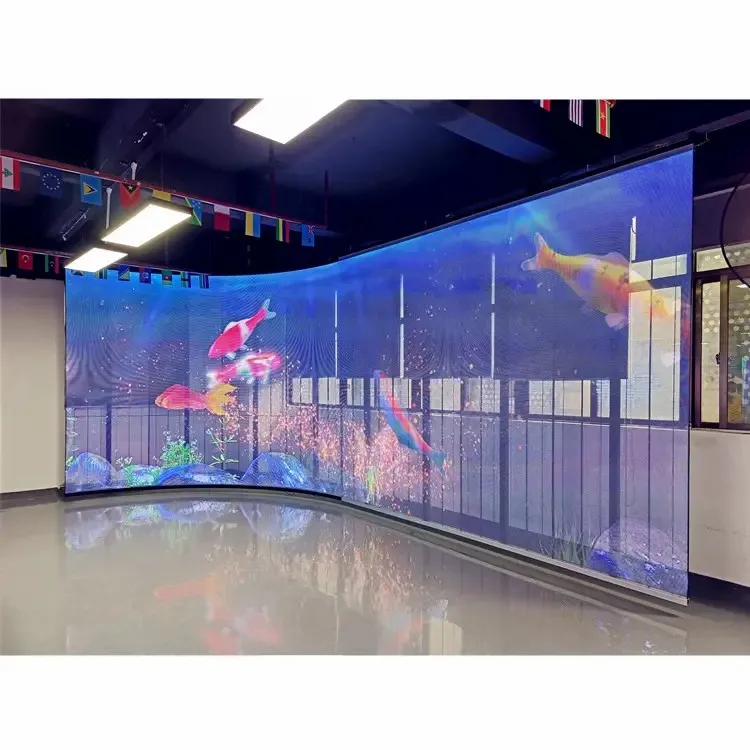 led screen flexible  transparent led screen Slim LED Screen Display P3.91-P7.8 led panel
