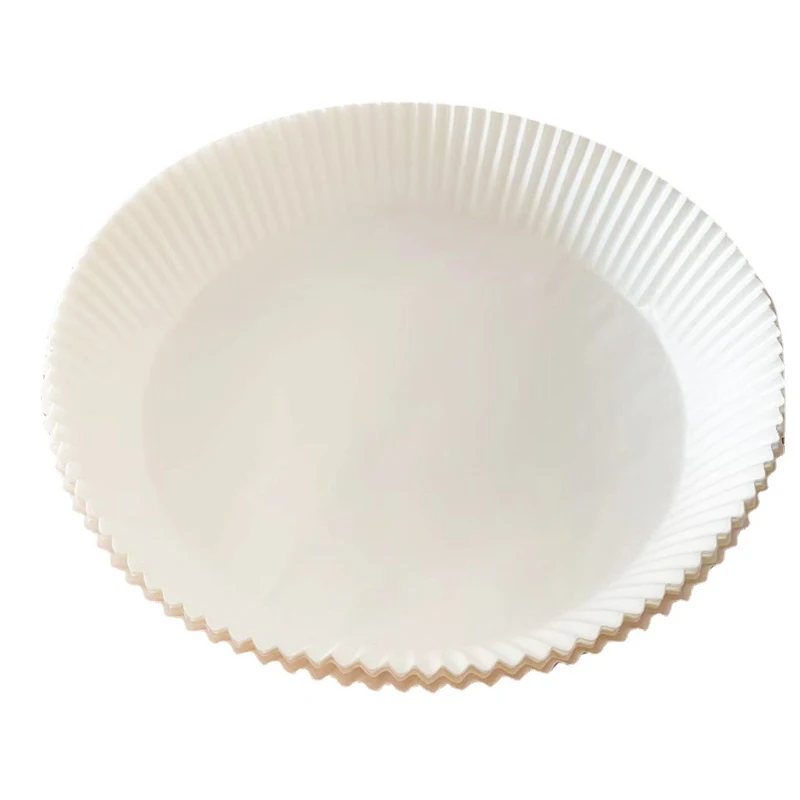 Air Fryer Disposable Paper Liner 50pcs Non-stick D 5 Quart Air Fryer Paper Air Fryer Parchment Paper Wood Pulp