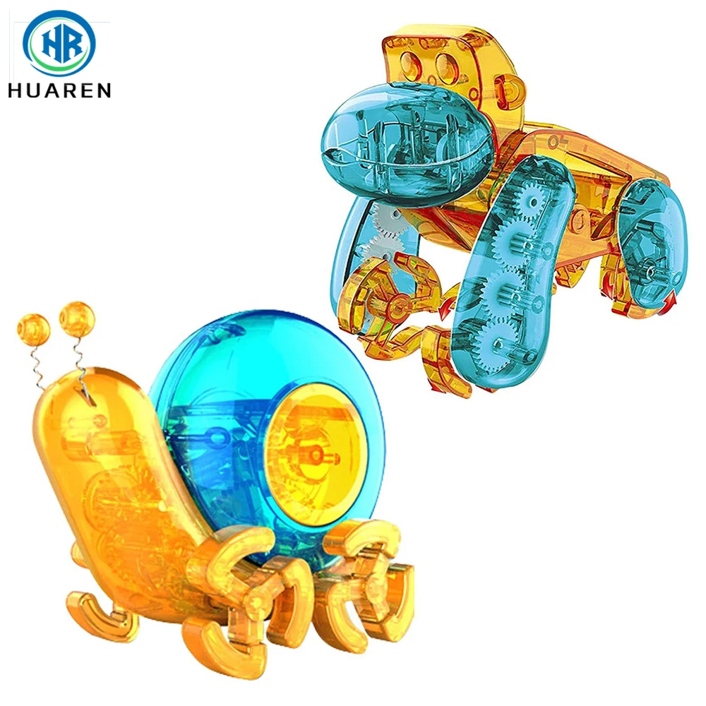 Factory No Battery DIY Assembly Gorrila Toy Stem Mini Solar Nail Car Robot Power Toys Kit