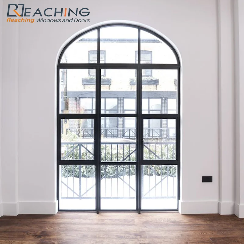 Decorative Arched Window Hotel Home Wall Decor Floor Hanging Large Fan Shaped Window