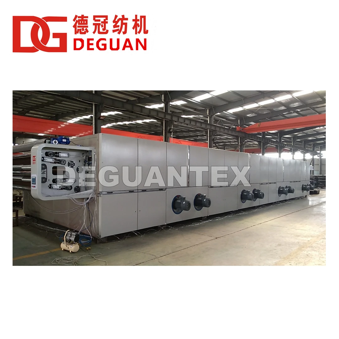 Tensionless Dryer for Knitted and Woven Fabric with 3 layers belt heated by Steam/Oil/Gas