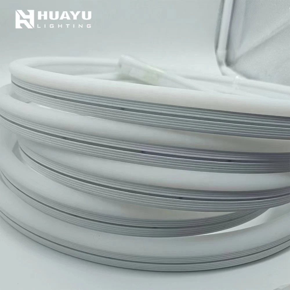 Silicon LED Neonflex 1022 anti-UV IP67 24V Outdoor Waterproof Building Rounded LED Light Strip IP67 Bridge Park Guardrail