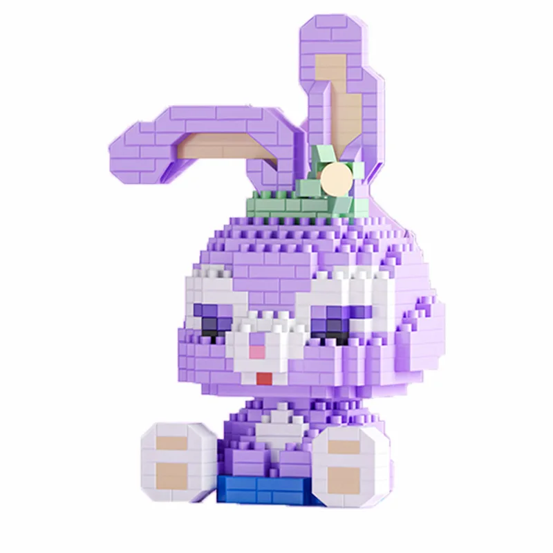 lego blocks Toy Handmade Model Cartoon Toy Eco Friendly Material Premium Custom Eva Purple Yellow Green White Doll Easy Assemble