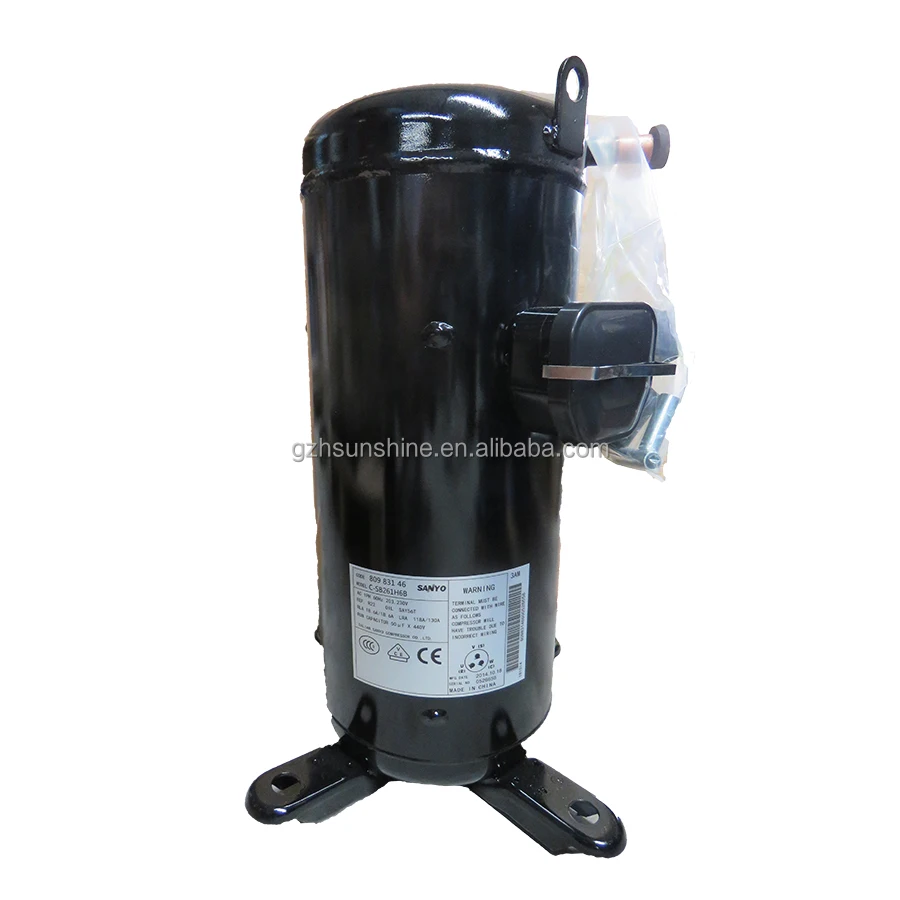 Дунгуань наличие сертификата meituo 1.5ton Ac компрессор Sanyo компрессором C-sbx150h38a холодильное оборудование