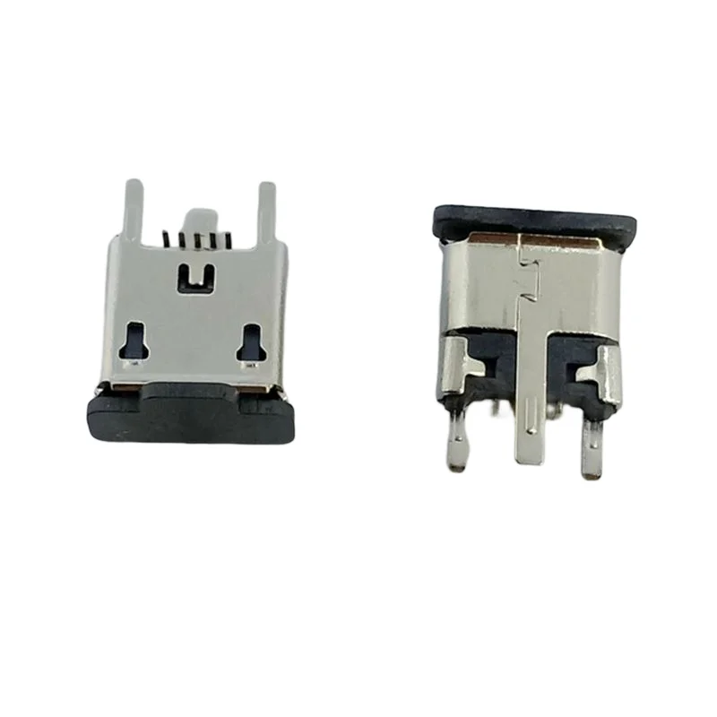 Factory price 5P Micro USB Connector Charging Port Short Pin Plug straight Connector