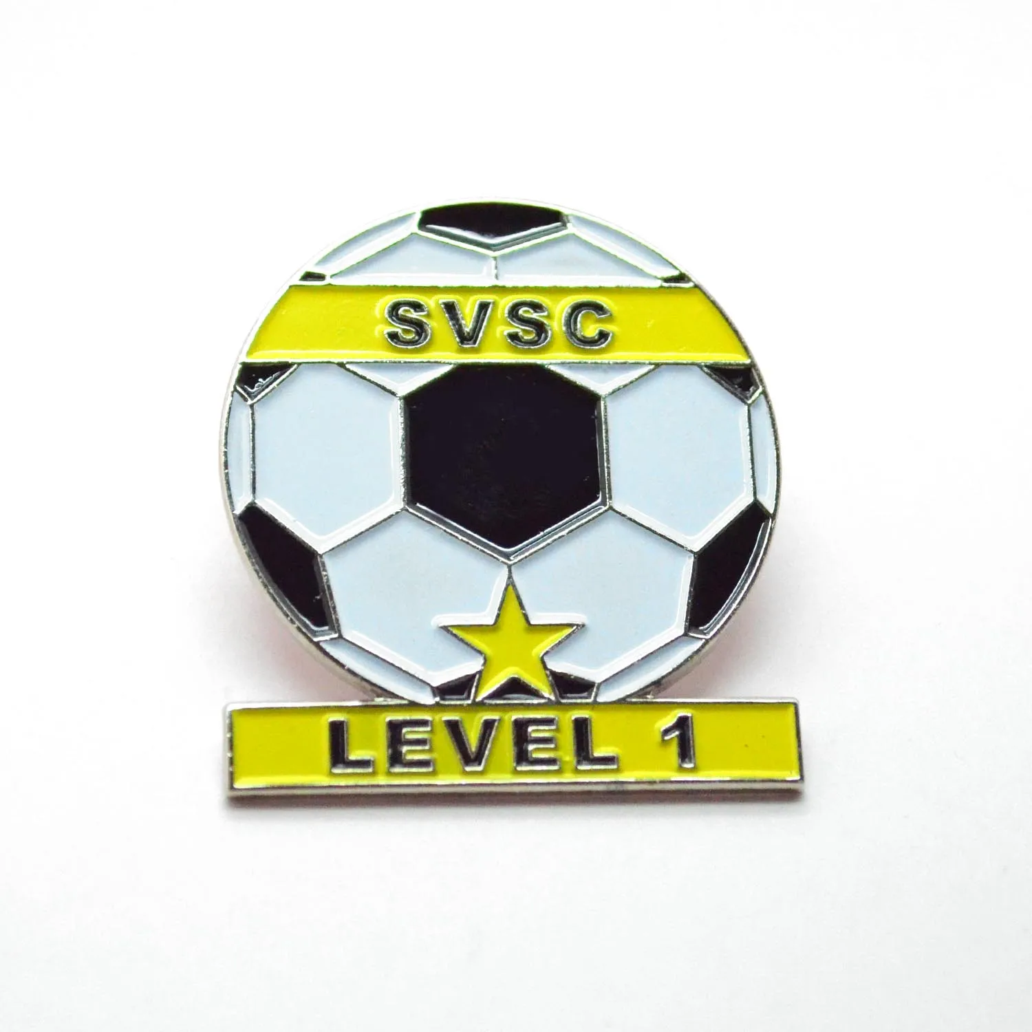 Wholesale Manufacturer Custom Logo Photo Pin Badge Football Pins For Kids Soccer Pin Badge