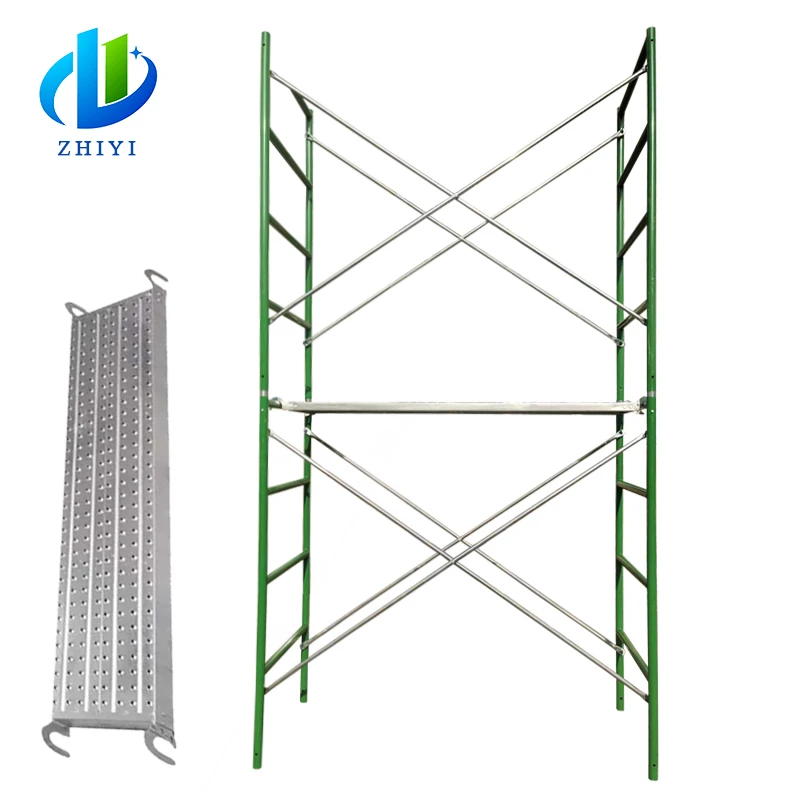 wholesale construction professional scaffolding system 2 steel planks platform boards coupler