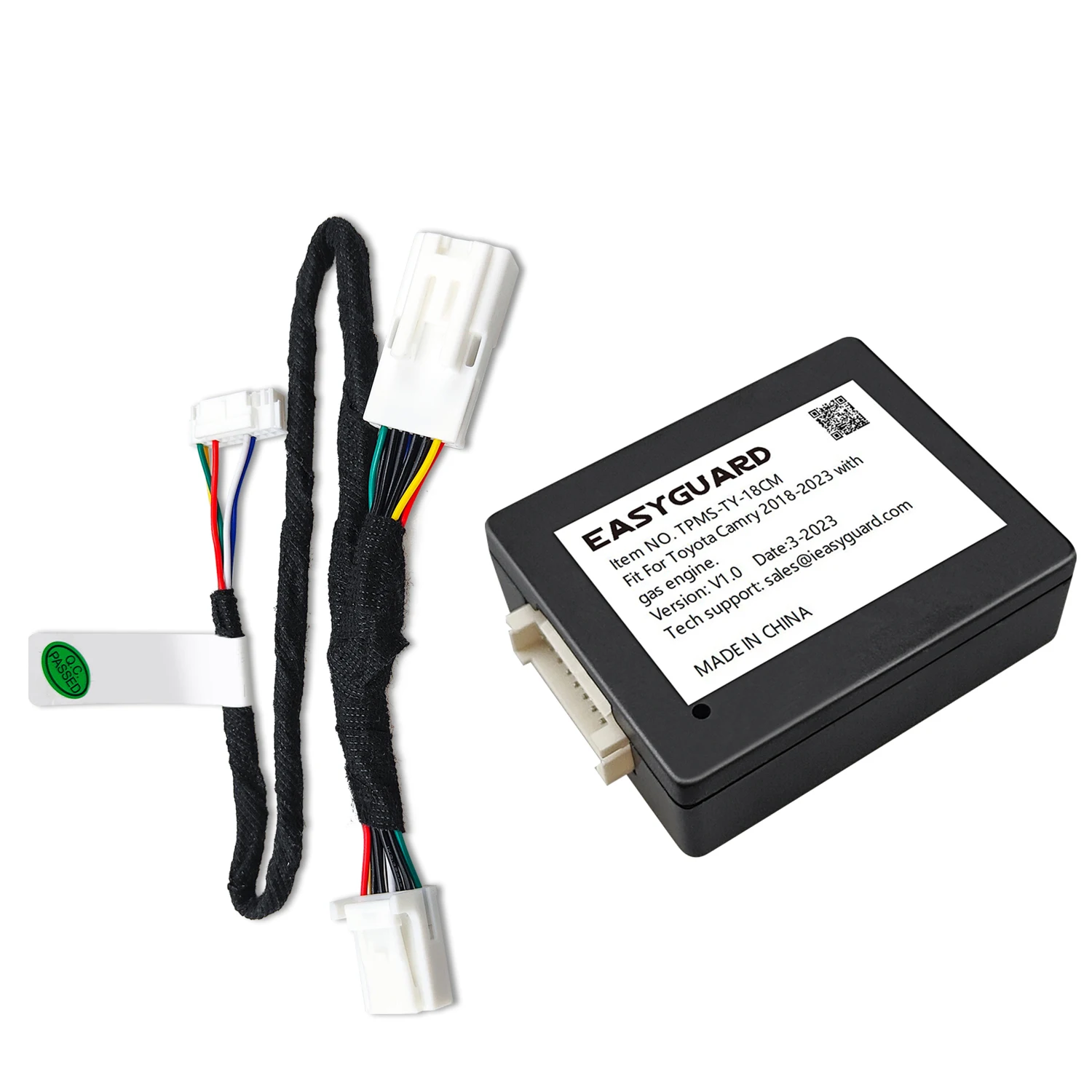 EasyGuard Plug Play TPMS Tyre Pressure Monitor System Fit For 8th Camry 2018-2023 With Gas Engine