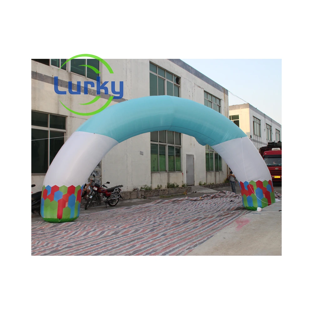 Led Light Colorful Inflatable Arch For Square Decoration Advertising Inflatable Arch
