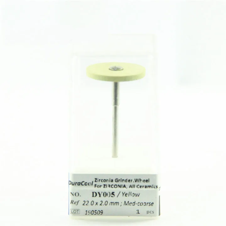 DY005 покрытый вязальной проволокой (ИСО 805 104 372 514 220) duracool стоматологическое лабораторное Полировка Бур для диоксида циркония зубные алмаз камень