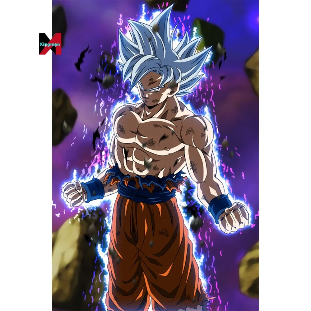 4 size 100 Color High Quality Printed Wall scrolls Waterproof posters for the fans of Anime Dragon DBZ Super as promotion gift