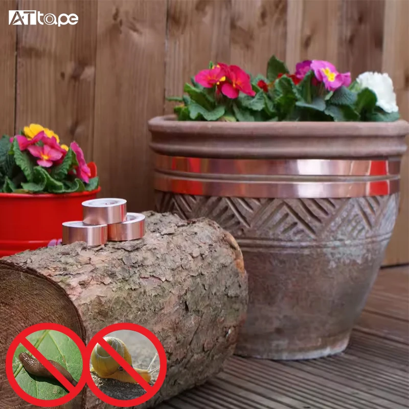 Copper Foil Conductive Tape Glue conduction 25mm copper tape 3mm copper tape for cable