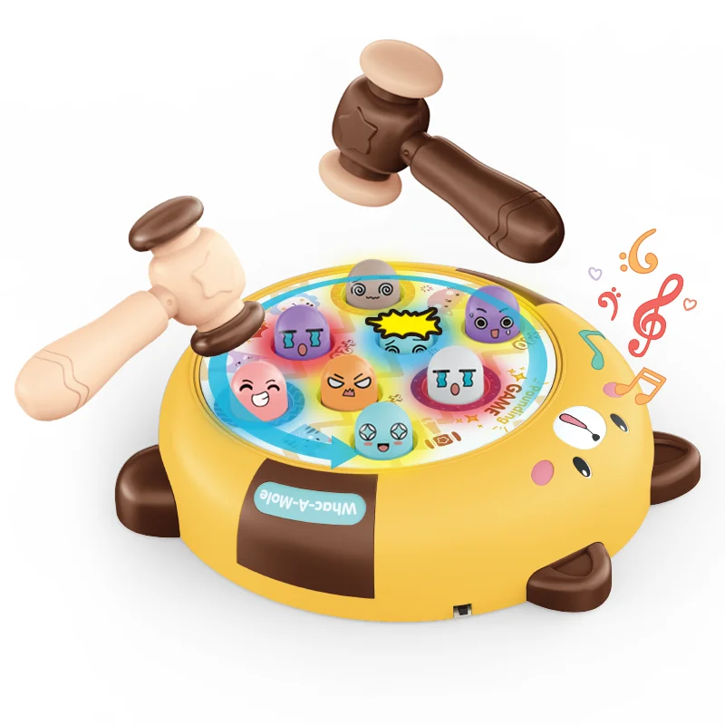 Beating Mole Game Toys Lovely Bear Learning Montessori Educational STEM Toys for Kids