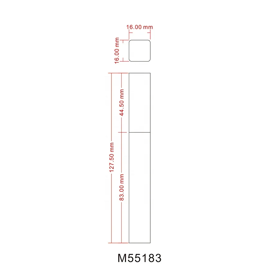 Оптовая продажа; Новое поступление; Доступна индивидуальная печать пластиковый черный пустой тонкий тюбик туши для ресниц 16,7 мл тюбики для туши для ресниц упаковка бутылки