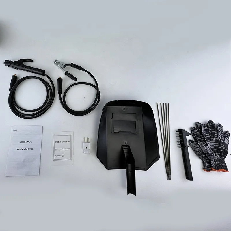 110V/220V portable welding machine mma welder IGBT Digital Display LCD with Welding Rod Tools Strong Heat Dissipation