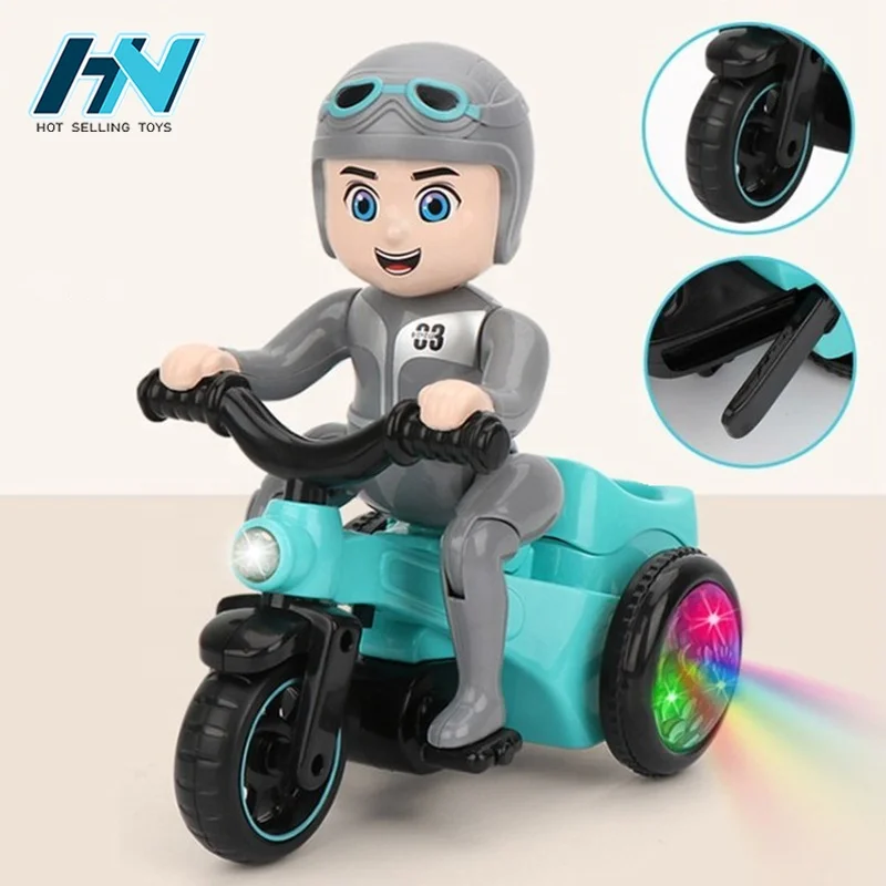 Battery operated Stunt tricycle with light&sound
