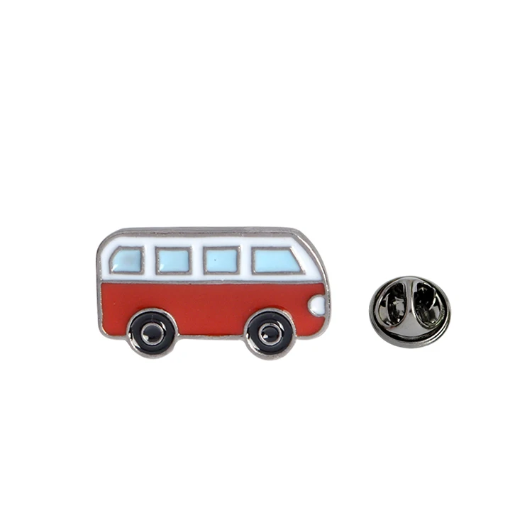 Bargain price transportation enamel pin cartoon bike car bus boat  brooch lapel pin