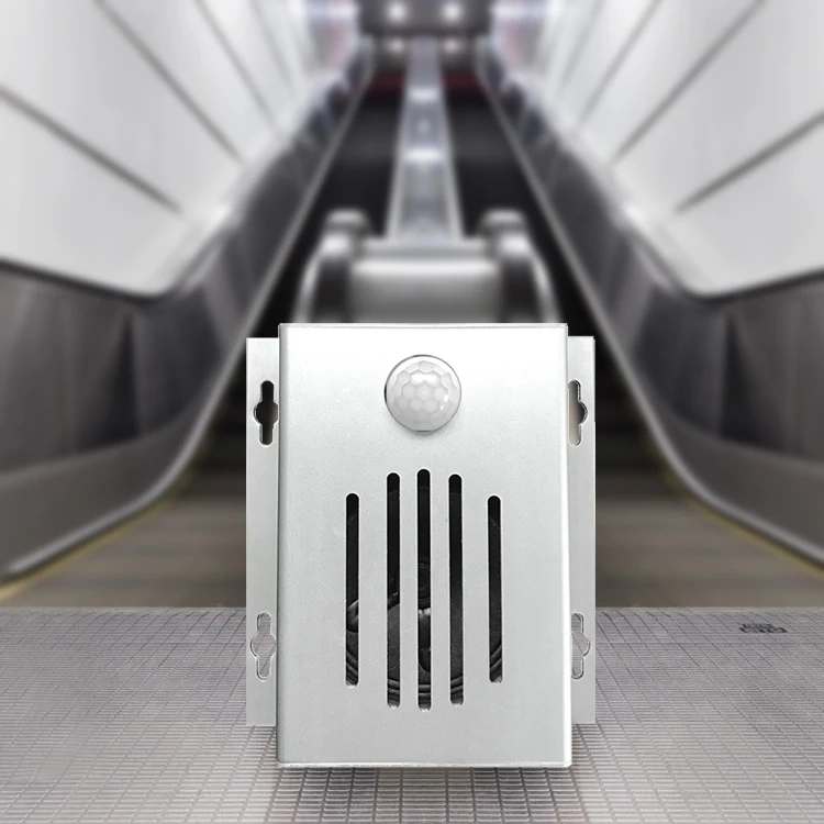 DC 5V Build in 4M Memory Card PIR Motion Sensor Human Body Detection DIY Aluminum Voice Prompt in Variety Store