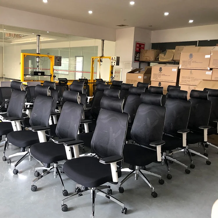 Woo Sillas ejecutivas De во эргономичный менеджер Регулируемый поворотный с высокой спинкой сетка офисные