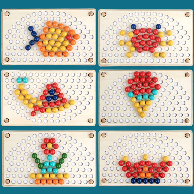 Montessori Benefit Intellectual Toys Preschool Children Classification Color Matching Toys Educational Games