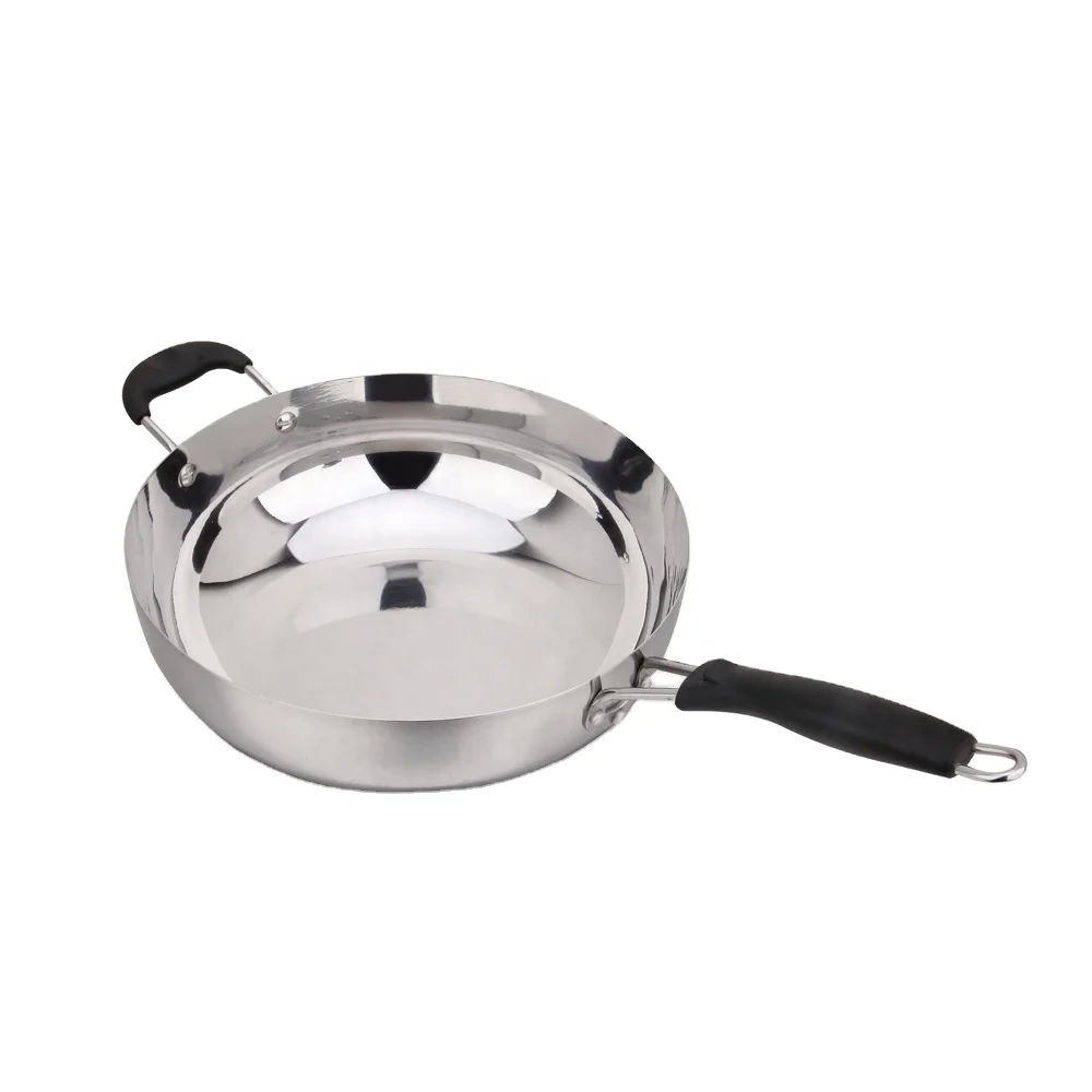 Cooking Pot and Frying Pan Newest Best Stainless Steel 2019 Cookware Sets Stainless Steel & Glass Lid Single & Sandwich Bottom