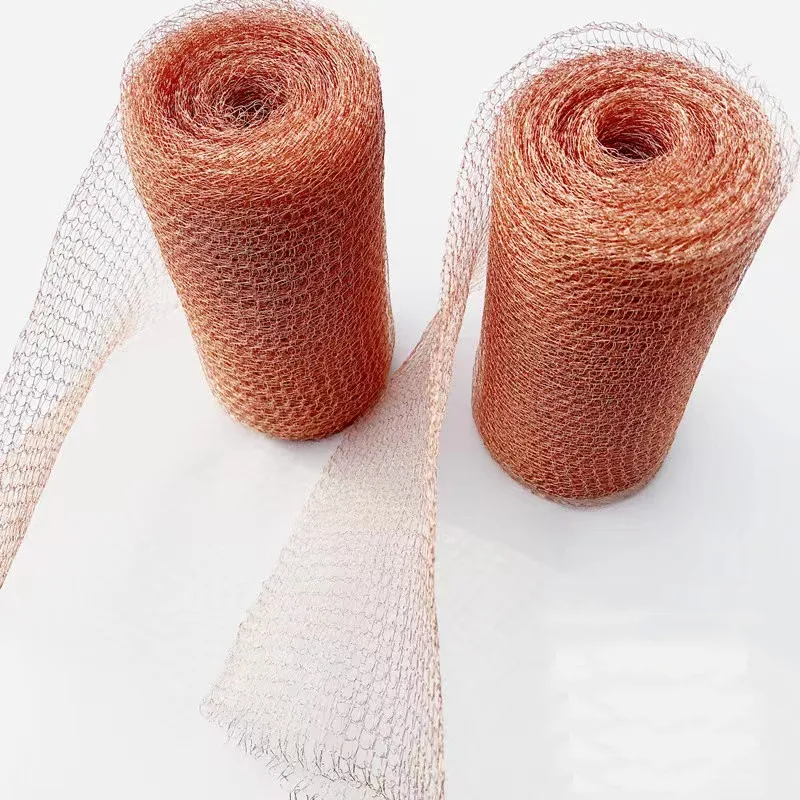 Pure Copper Wire Mesh,Hole and Gap Filler,Sturdy and Durable,Suitable for Gardens and Houses