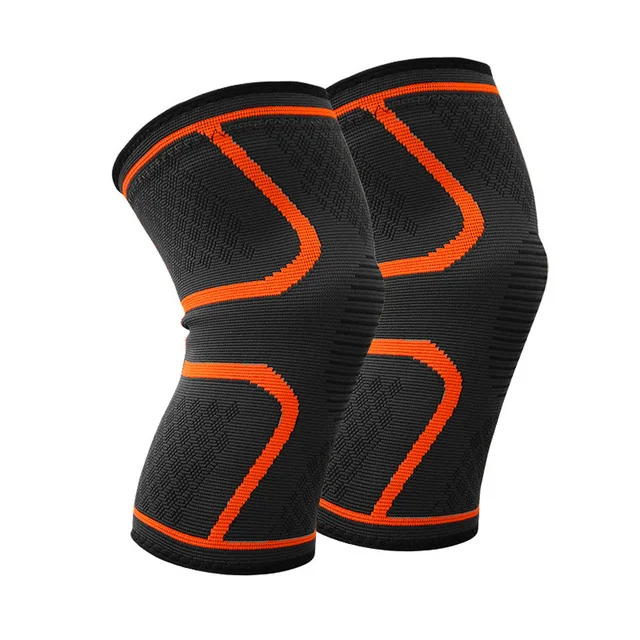 Anti Slip Compression Knitting Pain Relief Basketball Knee Brace Neoprene Support Sleeve for running sports