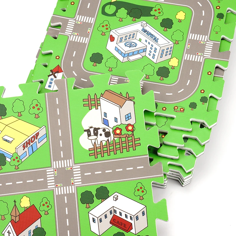 Экологичный коврик из вспененного этилвинилацетата, Детский напольный коврик, коврики-пазлы из ЭВА