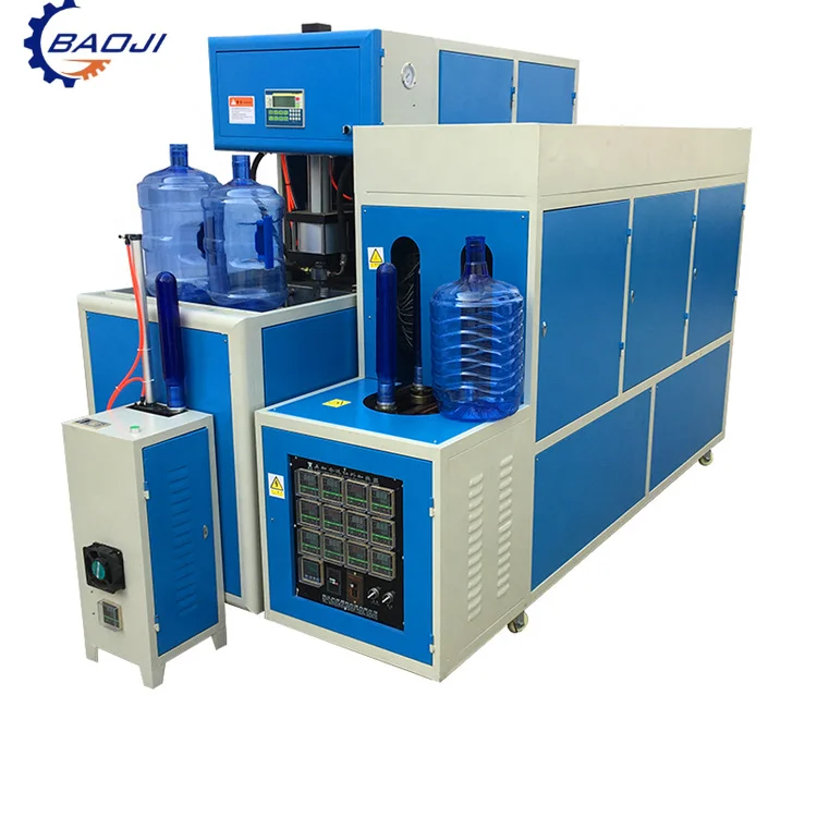 Semi Automatic 5gallon 20 ltr pet blowing machine water bottle pet blow molding machine plastic bottle manufacturing machines