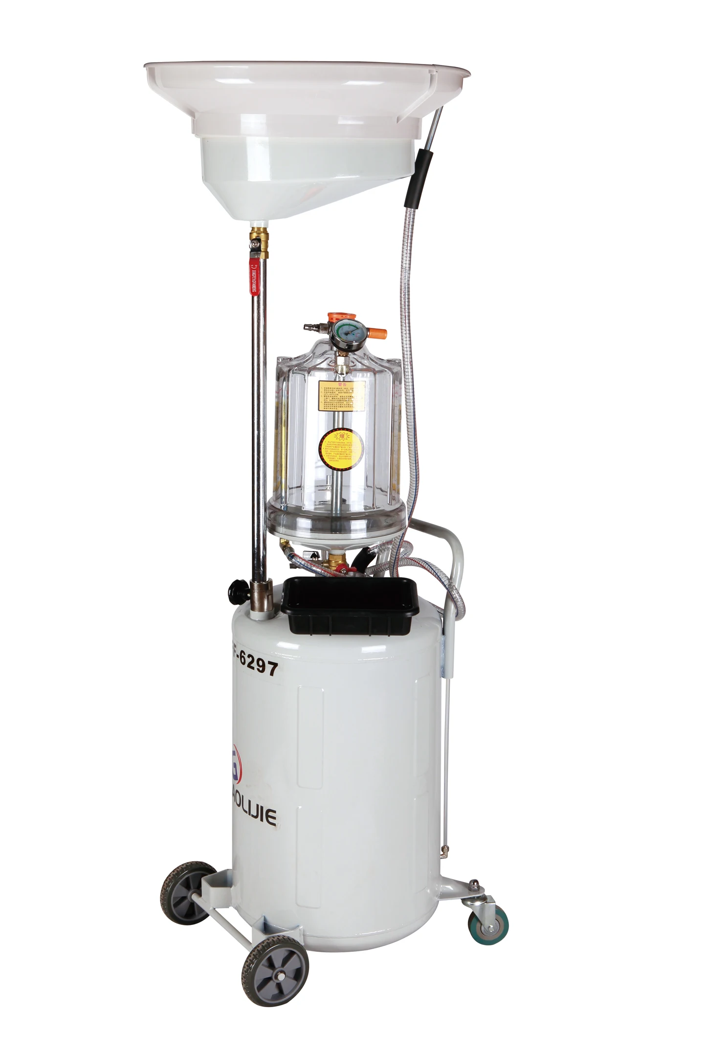 Best selling high-capacity 80L Waste Oil Fluid Liquid Collectors And Extractor Machine car oil collector machine