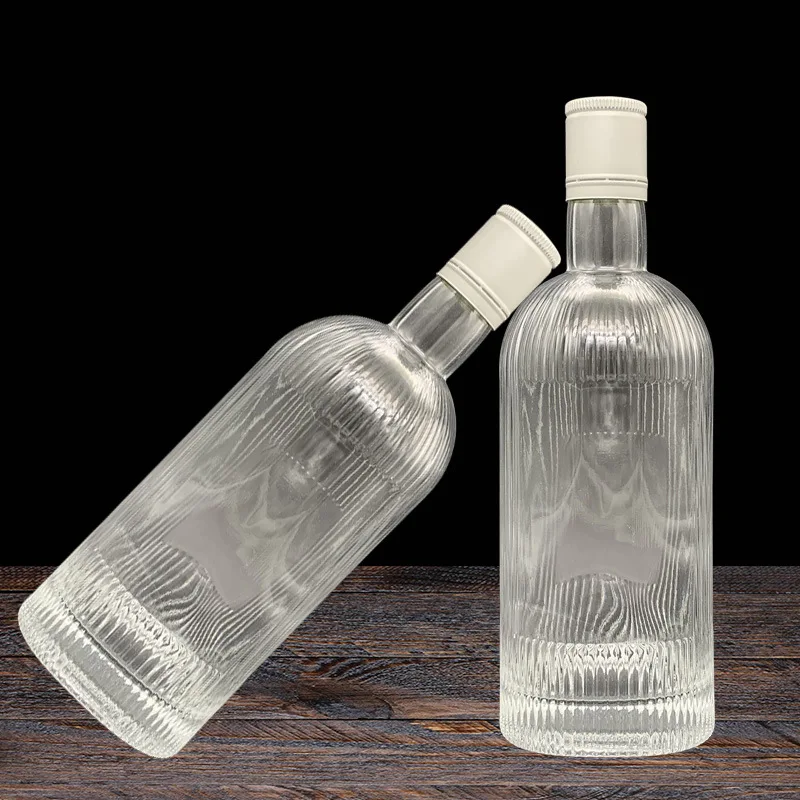 Customizable Label 330ml & 500ml Glass Water Bottles Sealed Lid Refillable Portable for Juice Coffee & Tequila