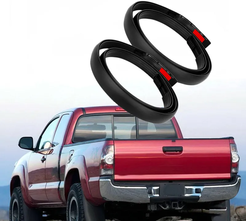 Auto Body Parts Tacoma Double Cab 2005-15 Pair Belt Trim Seal Strip Roof Side Drip Molding Rubber Weatherstrip For Toyota Tacoma
