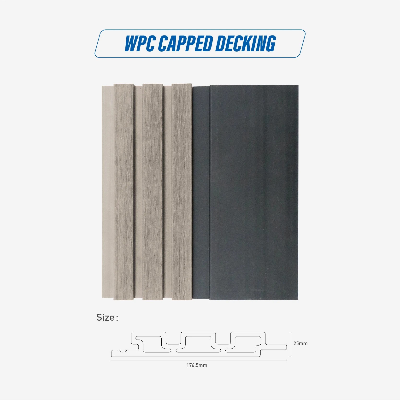 Factory Direct Sale The Great Wall wpc siding ceiling panel WPCexterior wall panel Outdoor Composite Outdoor WPC Wall Cladding