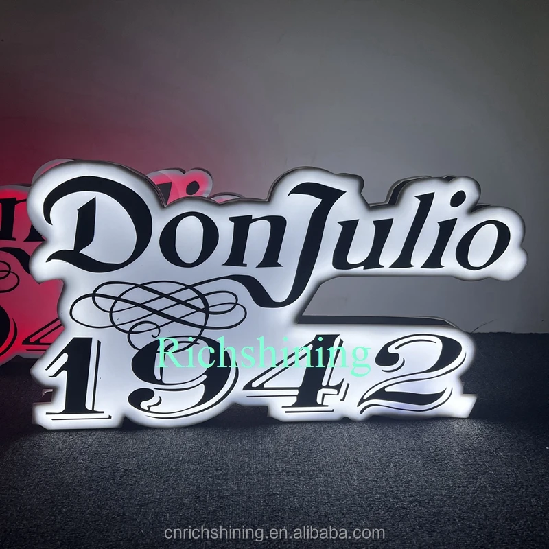 Don Julio led Wine Glorifier 1942 VIP ручная доска Индивидуальный бренд Презентер мигающая переноска для ночного клуба
