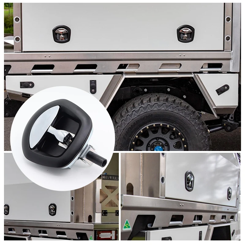 Whale Tail Lock T Handle Locks Compression Latch For Trailer Caravan Truck Toolbox Dog Box Ute Canopy