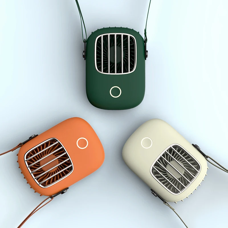 
NEW USB Design Free Hand Outdoor Mini Hanging Neck Portable Fan 