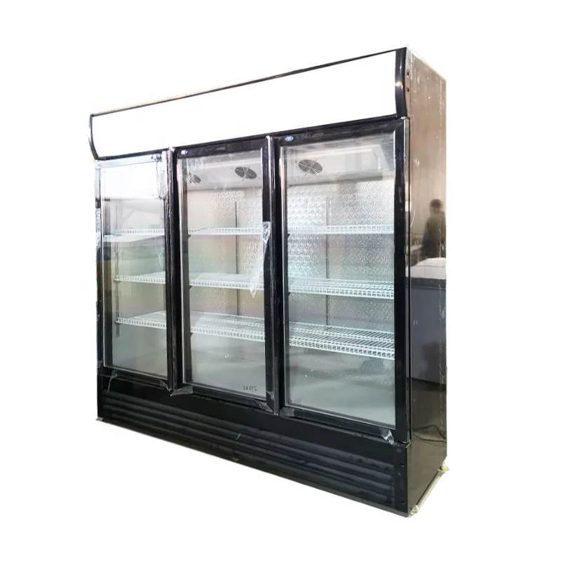 LC-1053 Vertical Showcase Refrigerator Display Refrigerator With Glass Door