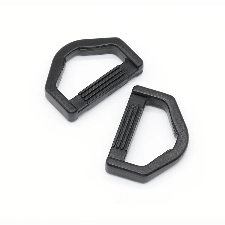 High Quality Plastic Adjustable Thick D Ring Buckles for Backpacks or