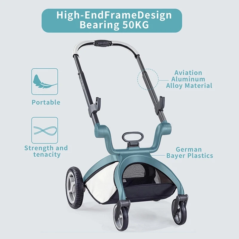 
Purorigin Newborn Lightweight Baby Stroller Bassinet Carriage High Landscape Luxury Pram 3-in-1 Shock-Resistant Travel Stroller 