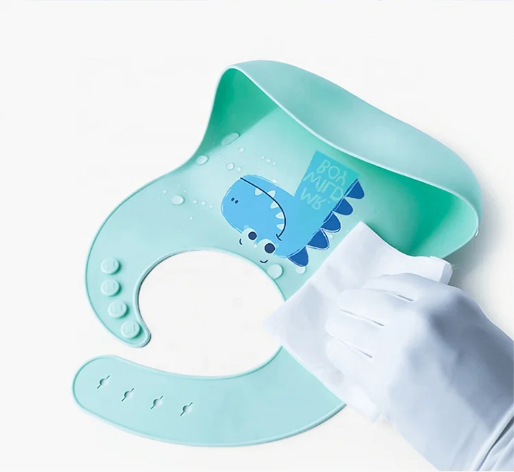  Конкурентоспособная цена бесплатный образец Bpa Бесплатно 3D дизайн легко чистить силиконовые нагрудники животные