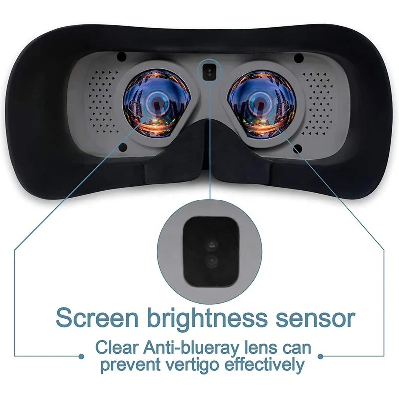 2K 4K 3D VR Glasses Game Controller virtual reality VR Headset VR 3D Game Movie Video Glasses metaverse