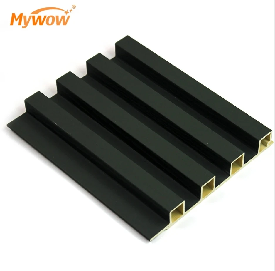 Popular Wood Plastic Composite Interior Fluted Panels Wpc Wall Panel Cladding Pvc Wall Panel