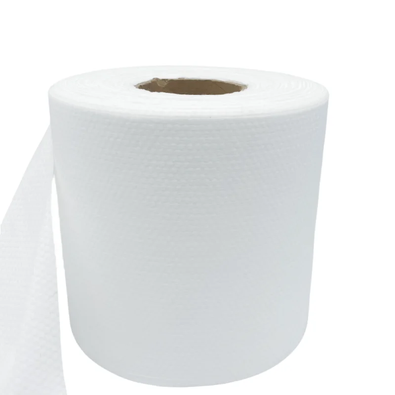 disposable cleaning 50 polyester 50 viscose spunlace nonwoven face towels fabric wet wipes