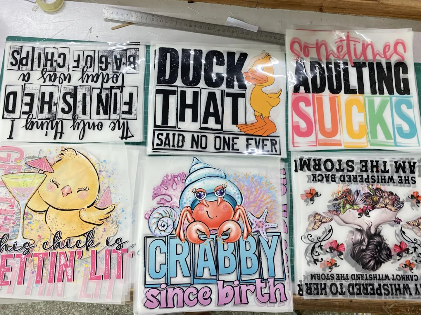 DTF digital printing hot film A3 A4 coiling block white ink hot film textile clothing printing film