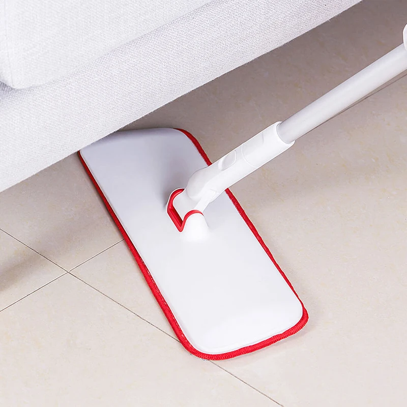BOOMJOY Living Room Plate Slide Telescopic Handle Aluminum 360 Magic  Cleaning Floor Flat Mop for Home