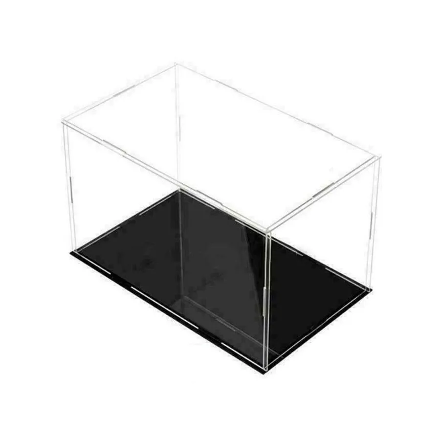 Custom Size Acrylic Display Box With Black Base